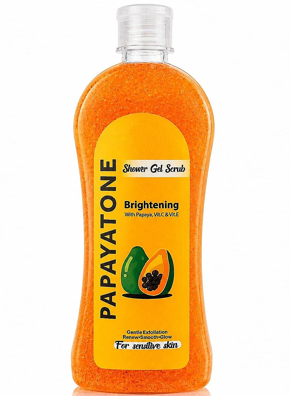 Papayatone gel douche exfoliant